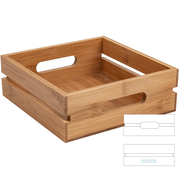 Tragbares Tablett aus Bambus